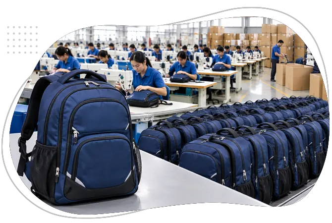 Bag manufacturing factory