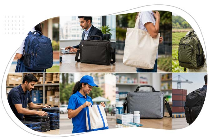 Custom bag manufacturing for corporate, educational and government organisations in Bangladesh